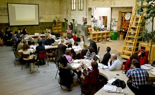 Vista general de la sala en Impact Hub Madrid