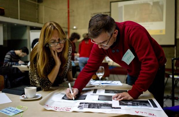 Preparando un rápido collage sobre cada proyecto, sus objetivos y su contexto