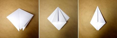 Prepara un árbol de Navidad con un cuadrado de papel paso a paso como hacer arbol de navidad papiroflexia origami manualidades niños adorno navideño