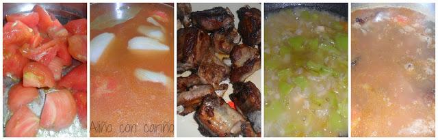 HABAS CON COSTILLA DE CERDO