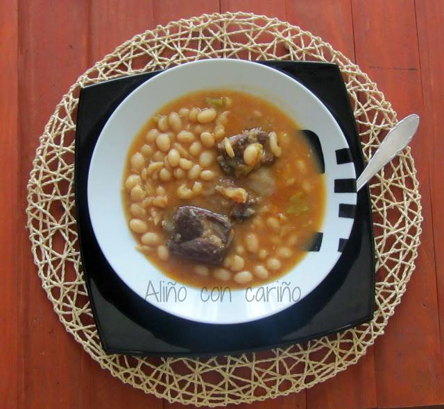 HABAS CON COSTILLA DE CERDO