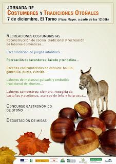 Jornada de costumbres y tradiciones otoñales. Valle del Jerte