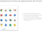 Menú Aplicaciones Chrome Escritorio