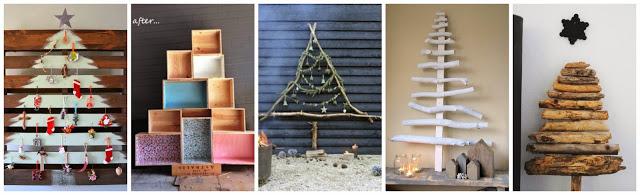 Recursos:30 ideas DIY para crear árboles de Navidad