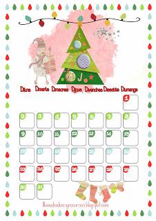 Descargables:  Calendario de diciembre