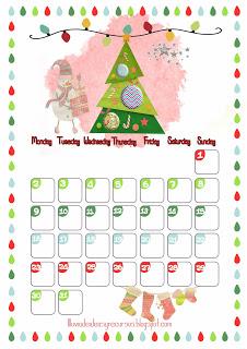 Descargables:  Calendario de diciembre