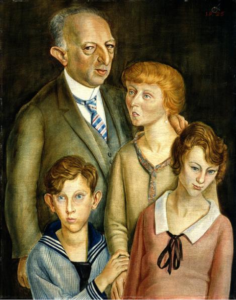 Family Portrait (Glaser Family), Otto Dix
