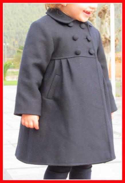 ABRIGO AZUL MARINO PARA NIÑA ABRIGO AZUL MARINO PARA NIÑA