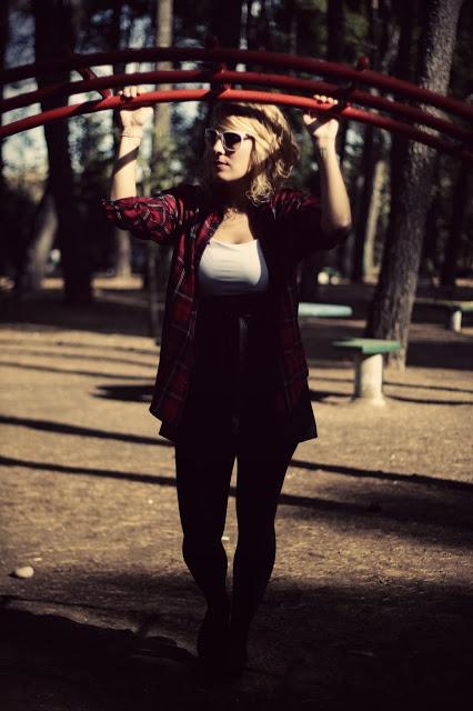 Camisa tartan estilo boyfriend