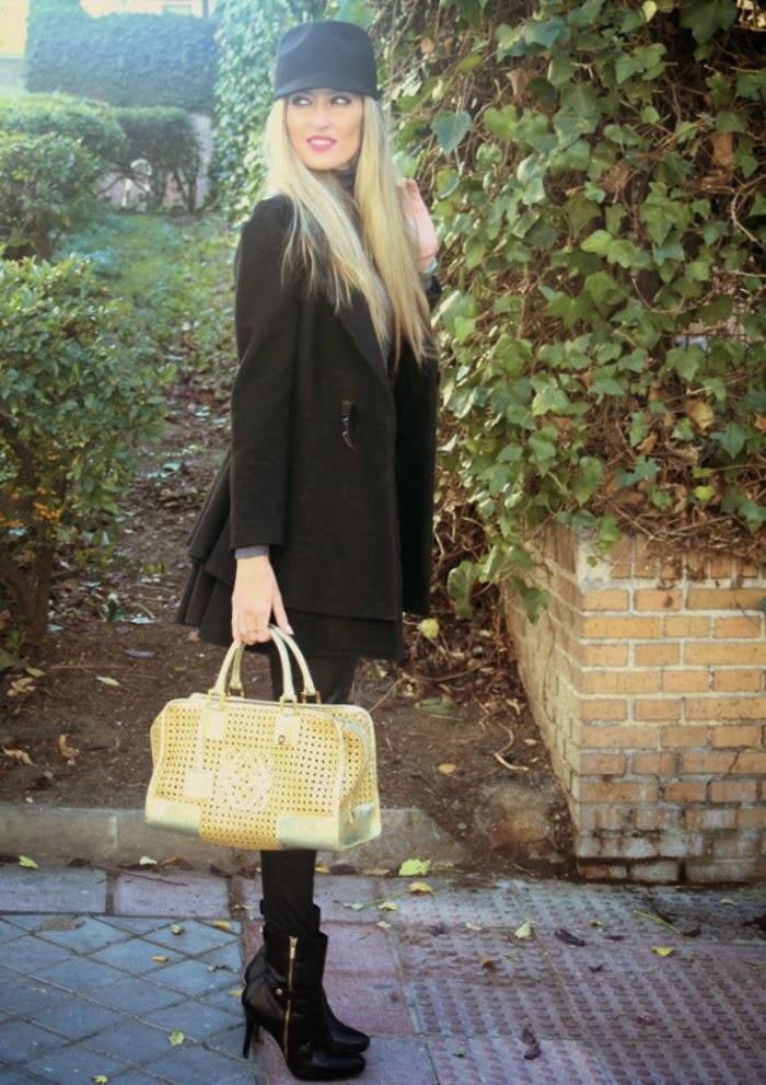 Booties, leather pant and hat