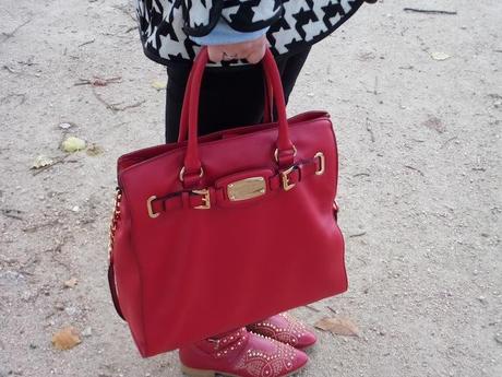 houndstooth & red houndstooth & red