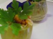 Alcachofas rellenas sobrasada