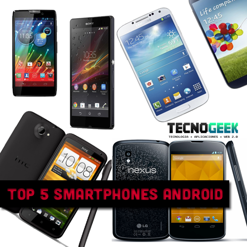 top-5 smartphones-android