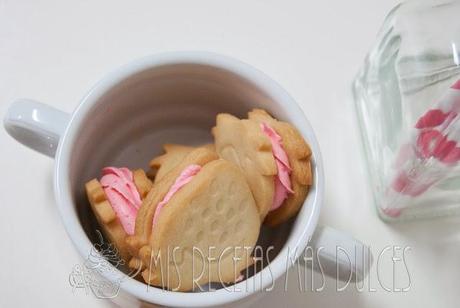 GALLETAS SIN HUEVO RELLENAS DE CHICLE
