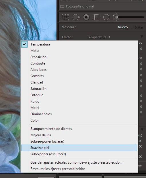 Mejorando la piel con Lightroom