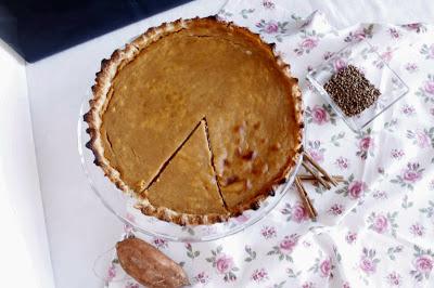 Pie de boniato o batata