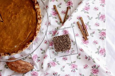 Pie de boniato o batata