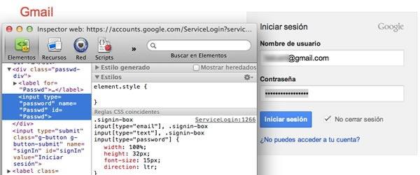 Cómo descubrir las contraseñas ocultas bajo los asteriscos sin instalar ningún programa.