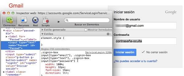 Cómo descubrir las contraseñas ocultas bajo los asteriscos sin instalar ningún programa.
