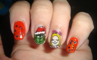 6 diseños de nail art para navidades! (solo fotos)