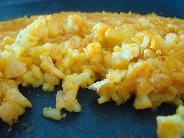 PAELLA DE BACALAO Y COLIFLOR