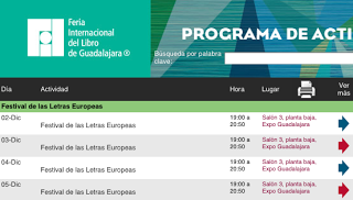 Festival de Letras Europeas en Guadalajara