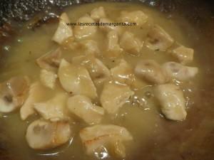 pollo-champiñon y1 Tulipas de pollo y champiñón-Paso a paso