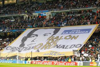 El Bernabéu homenajeó a Cristiano