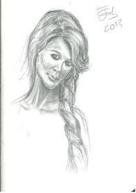 Boceto desde la libreta de esperar al teléfono / Phone doodle nº 6