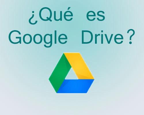 sabes lo que es google drive