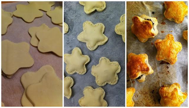 receta: chaussons de morcilla, chutney de cebolla y pera - chausson with morcilla, onion chutney and pear