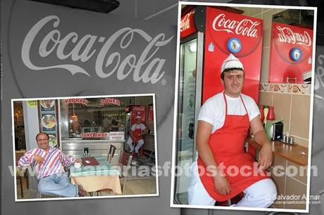 Kebab y Coca-Cola