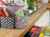 Diy.....divertidas cajas forradas para cocina