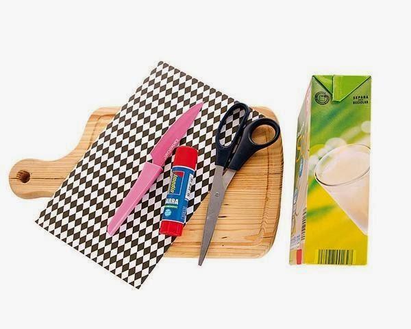 DIY.....DIVERTIDAS CAJAS FORRADAS PARA LA COCINA