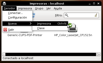 Impresión remota en Ubuntu/Linux