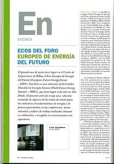 La Energía del Futuro – Ecos del Foro Europeo 2009