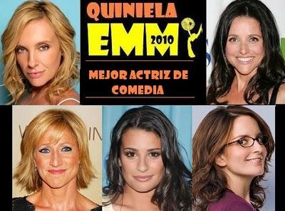 Quiniela Emmys 2010: Mejor actriz de comedia