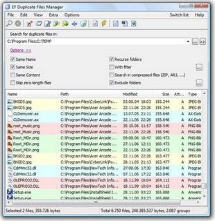 EF Duplicate Files Manager Portable  5.60