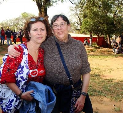 Cobertura especial de las Voces de Diosas en el IV Foro Social de las Américas, Paraguay 2010.