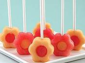 postre...¡Piruletas fruta!