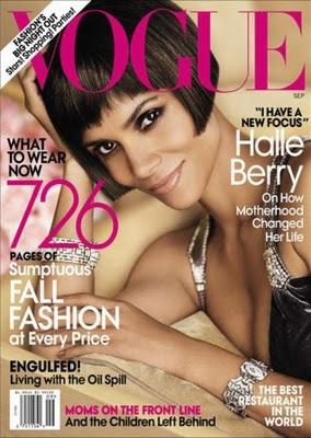 Halle Berry, portada de Vogue, Septiembre de 2010