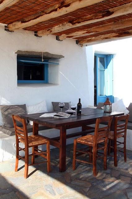 Verano azul: estilo rústico en las Islas Griegas