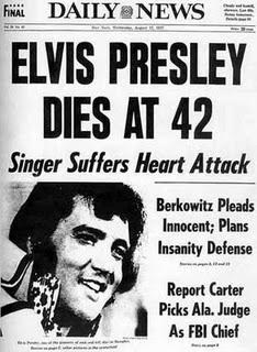 33 Aniversario fallecimiento Elvis Presley - Portadas