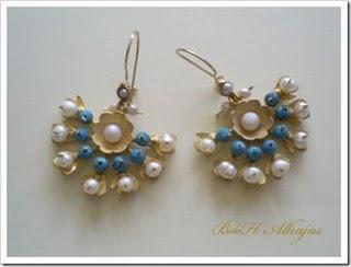 Collar y Pendientes Perlas