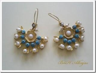 Collar y Pendientes Perlas