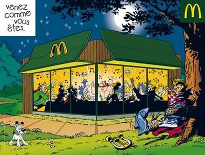 Asterix ahora come en McDonalds, por Tutatis!!!!