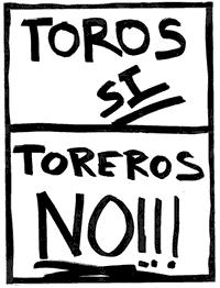 POR LA ABOLICIÓN DE LA TAUROMAQUIA: