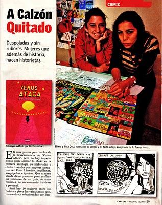 Mujeres historietistas en Caretas#2143