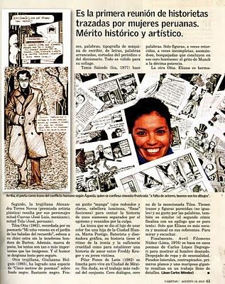 Mujeres historietistas en Caretas#2143