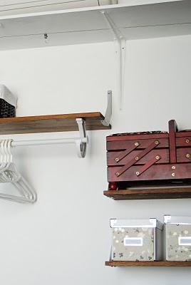 Puertas de tela para un armario improvisado